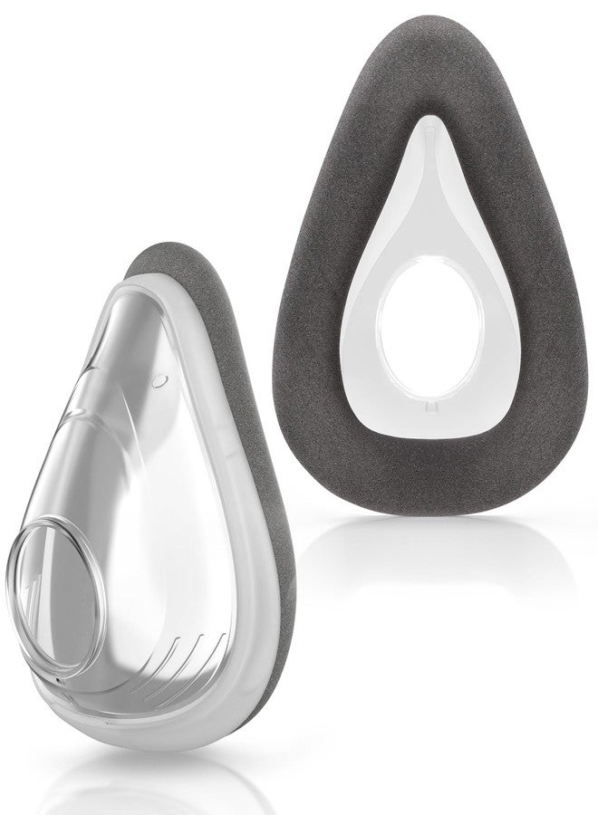 MEDICOLOR 2 Packs Improved Cushion for Airtouch F20 Large, Soft & Stain-Resistant, Reliable Seal & Perfect Fit for Orignal F20 Full Face CPAP Mask, Brown - Image 1